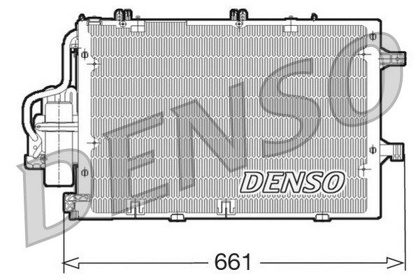 DENSO Kondensaator,kliimaseade DCN20015