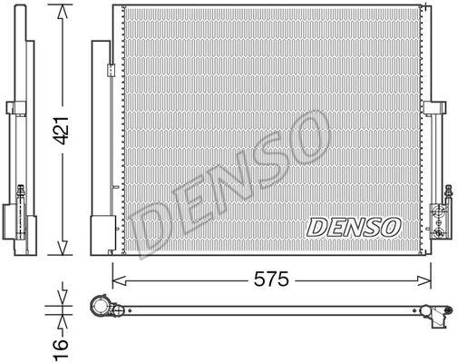 DENSO Kondensaator,kliimaseade DCN20036