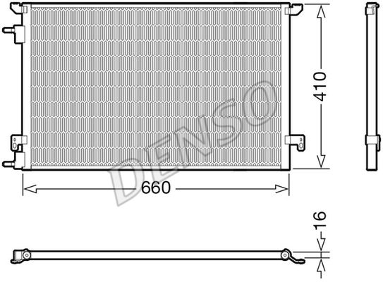 DENSO Kondensaator,kliimaseade DCN20045