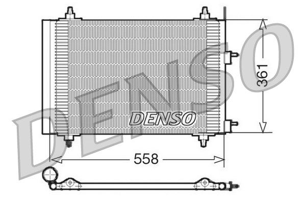 DENSO Kondensaator,kliimaseade DCN21015