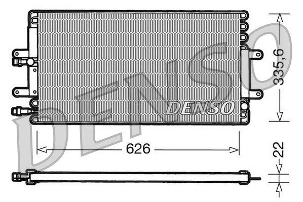 DENSO Kondensaator,kliimaseade DCN23001