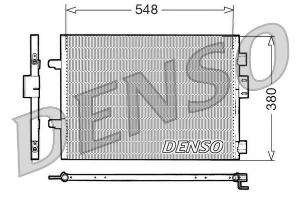 DENSO Конденсатор, кондиционер DCN23007