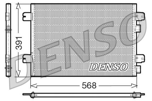 DENSO Kondensaator,kliimaseade DCN23011