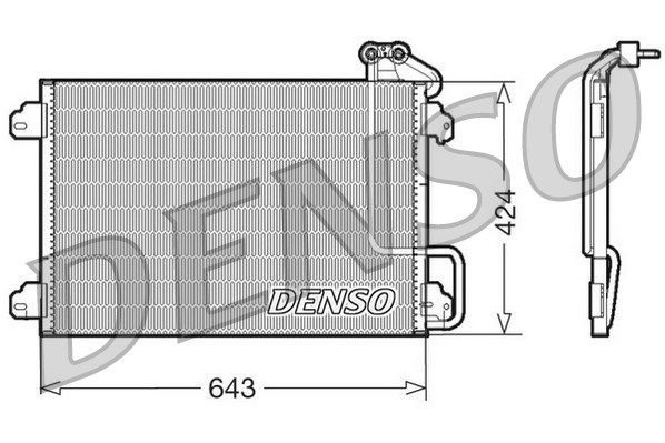 DENSO Kondensaator,kliimaseade DCN23013