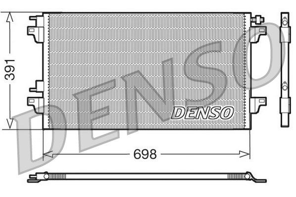 DENSO Kondensaator,kliimaseade DCN23015