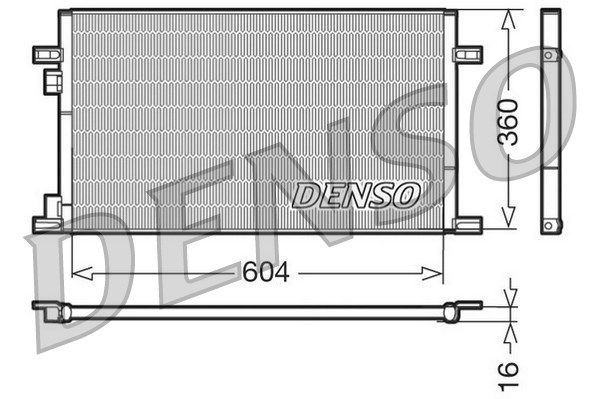 DENSO Kondensaator,kliimaseade DCN23019