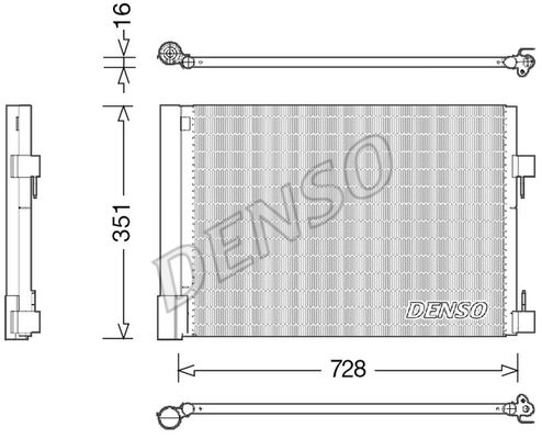 DENSO Kondensaator,kliimaseade DCN23032