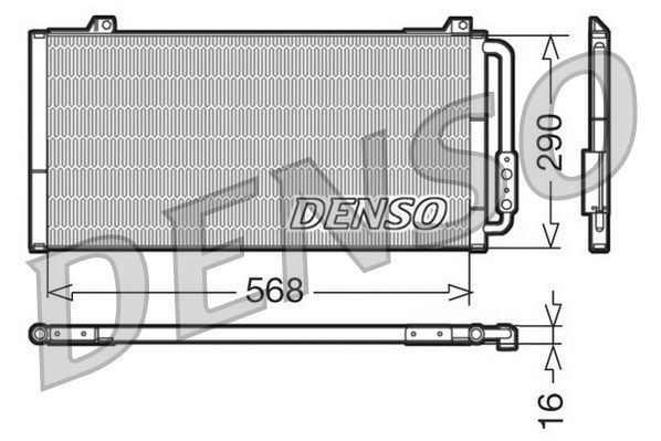 DENSO Kondensaator,kliimaseade DCN24001
