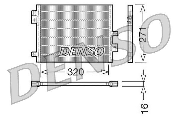 DENSO Kondensaator,kliimaseade DCN28002