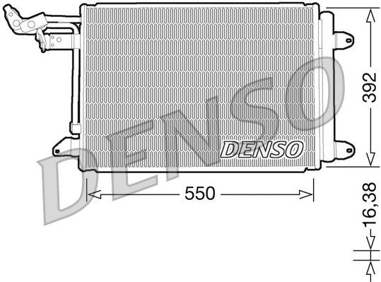 DENSO Kondensaator,kliimaseade DCN32002