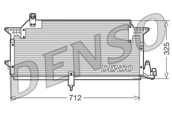 DENSO Конденсатор, кондиционер DCN32005