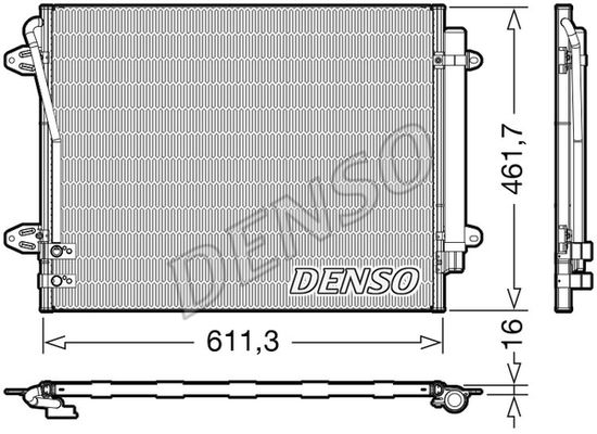 DENSO Kondensaator,kliimaseade DCN32012