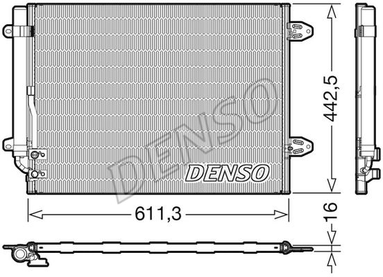 DENSO Kondensaator,kliimaseade DCN32013