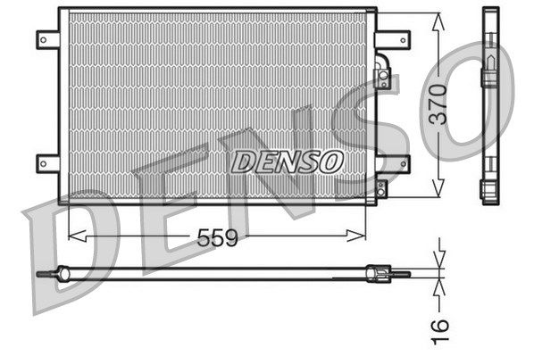 DENSO Kondensaator,kliimaseade DCN32014