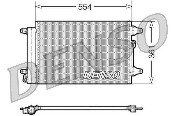 DENSO Kondensaator,kliimaseade DCN32015