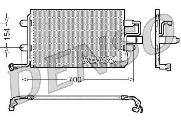 DENSO Kondensaator,kliimaseade DCN32017