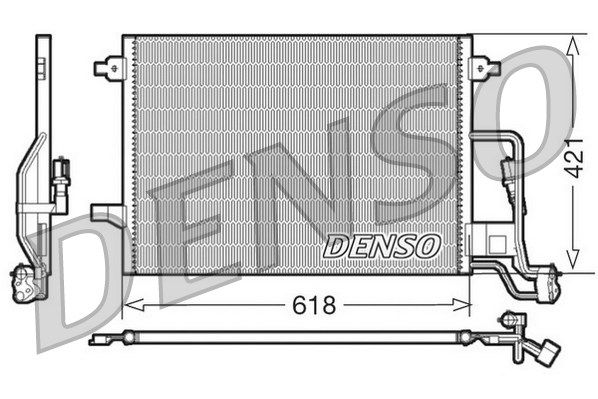 DENSO Kondensaator,kliimaseade DCN32018