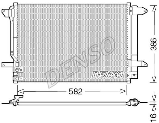 DENSO Kondensaator,kliimaseade DCN32027
