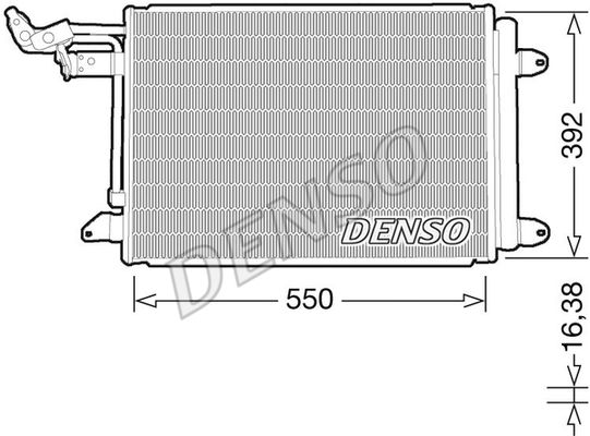 DENSO Kondensaator,kliimaseade DCN32032