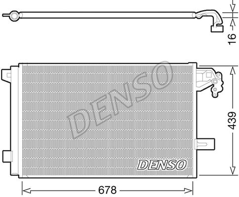DENSO Kondensaator,kliimaseade DCN32063