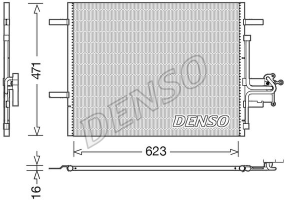 DENSO Kondensaator,kliimaseade DCN33010