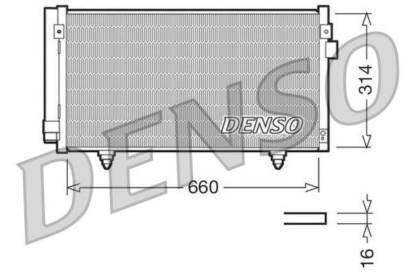 DENSO Kondensaator,kliimaseade DCN36003