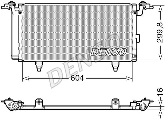 DENSO Kondensaator,kliimaseade DCN36005