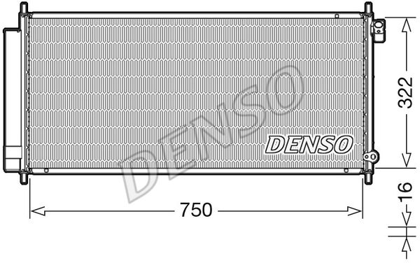 DENSO Kondensaator,kliimaseade DCN40017