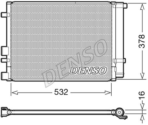 DENSO Kondensaator,kliimaseade DCN41006