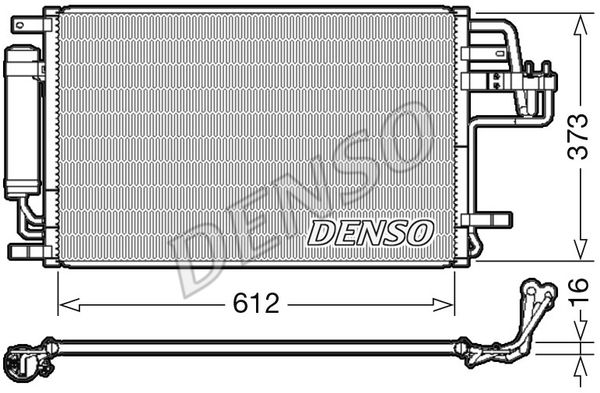 DENSO Kondensaator,kliimaseade DCN41007