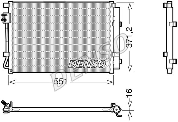 DENSO Kondensaator,kliimaseade DCN41022