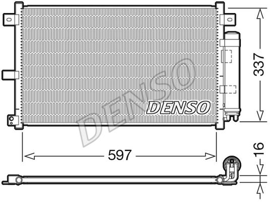 DENSO Kondensaator,kliimaseade DCN44001