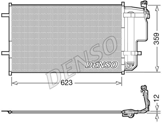 DENSO Kondensaator,kliimaseade DCN44011