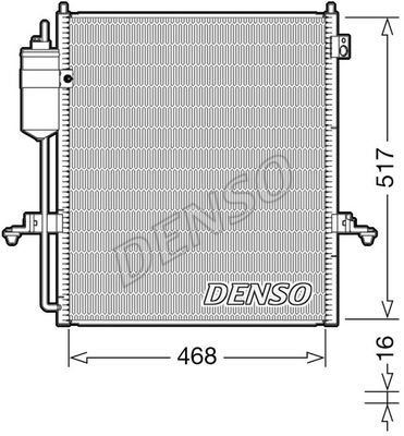 DENSO Kondensaator,kliimaseade DCN45004