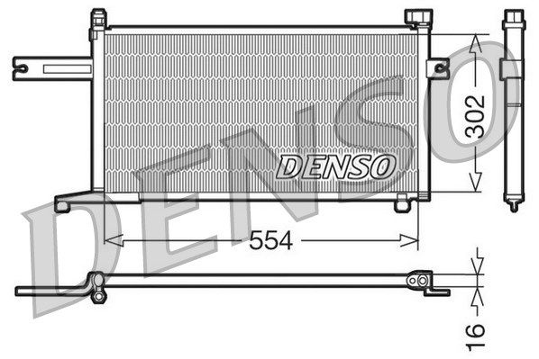 DENSO Kondensaator,kliimaseade DCN46005