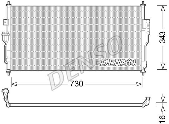 DENSO Kondensaator,kliimaseade DCN46006