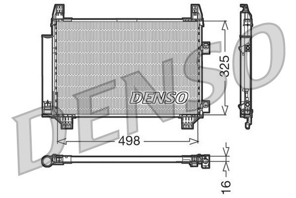 DENSO Kondensaator,kliimaseade DCN50001