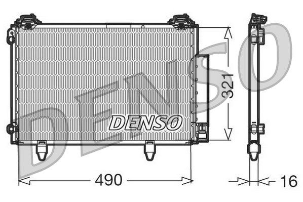 DENSO Kondensaator,kliimaseade DCN50002
