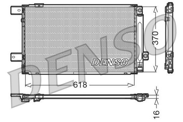 DENSO Kondensaator,kliimaseade DCN50005