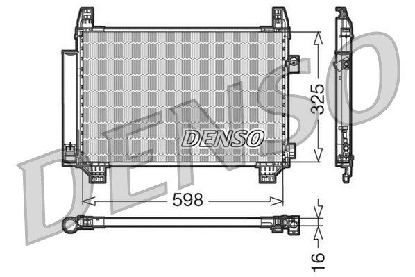 DENSO Kondensaator,kliimaseade DCN50007