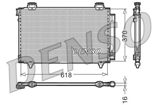 DENSO Kondensaator,kliimaseade DCN50009