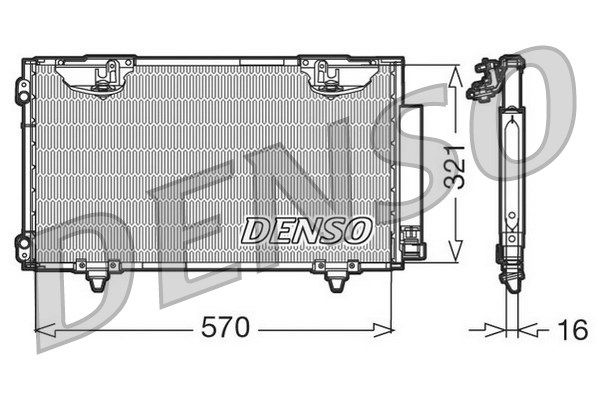 DENSO Kondensaator,kliimaseade DCN50010