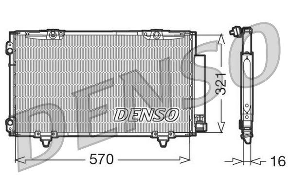DENSO Kondensaator,kliimaseade DCN50011