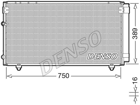 DENSO Kondensaator,kliimaseade DCN50042