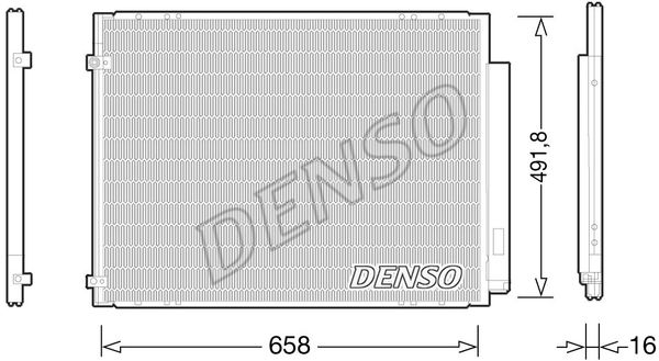 DENSO Kondensaator,kliimaseade DCN51010