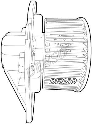 DENSO Вентилятор салона DEA02001