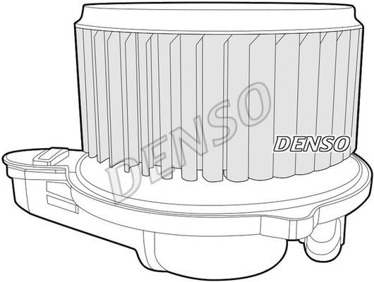 DENSO Вентилятор салона DEA02006