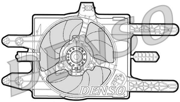 DENSO Ventilaator,mootorijahutus DER09031