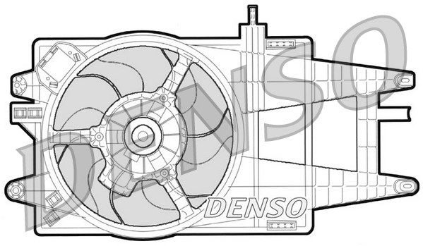 DENSO Ventilaator,mootorijahutus DER09032