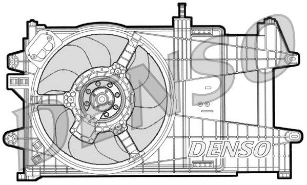 DENSO Ventilaator,mootorijahutus DER09039